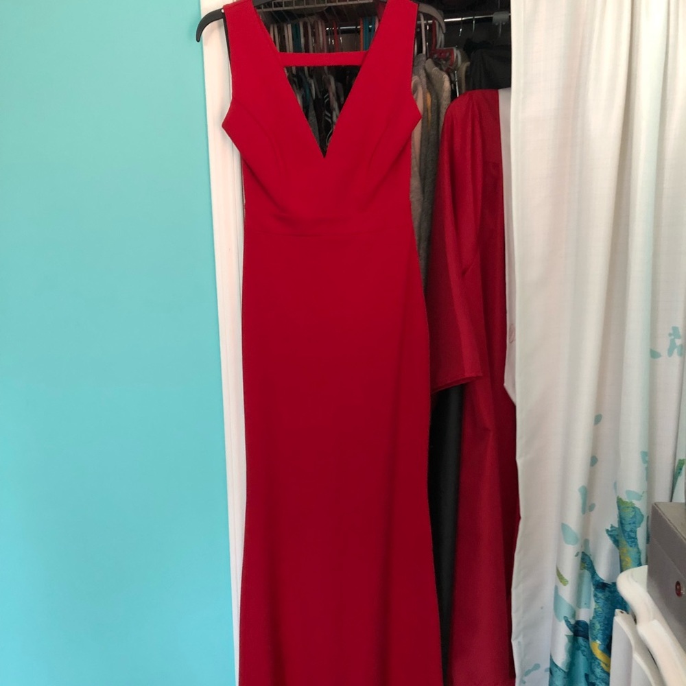 Floor length prom dress